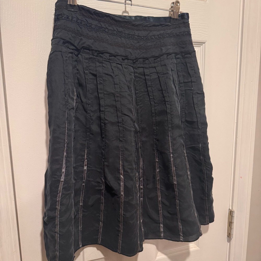 Chic Black A-Line Skirt